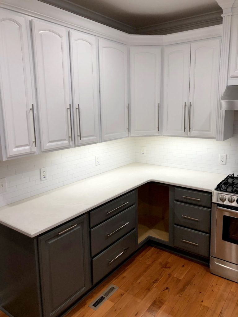 two-toned kitchen cabinets - kitchen wish list